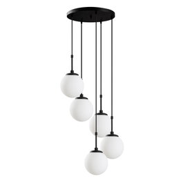 Opviq Lámpara de araña Orbital - 15-14016 en negro